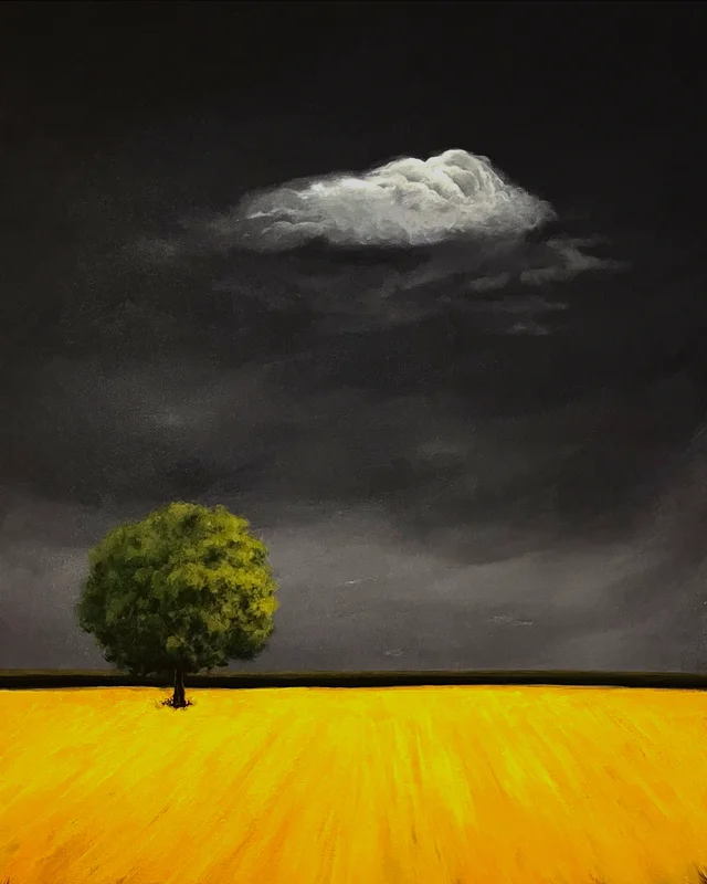 تابلو نقاشی طبیعت کانزاس ابعاد ۱۲۰/۷۰